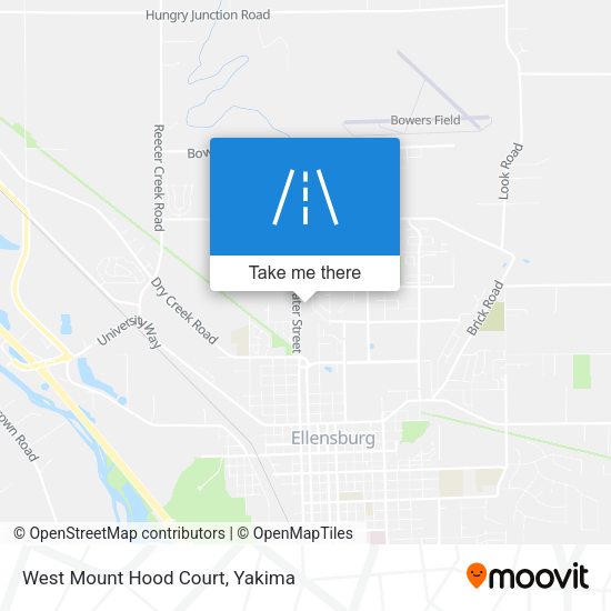 West Mount Hood Court map