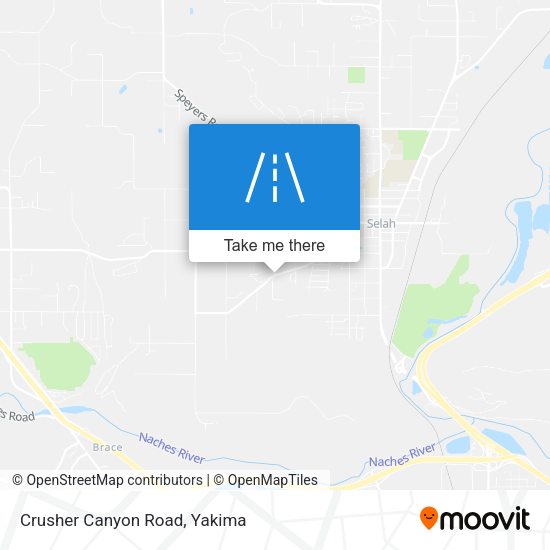 Mapa de Crusher Canyon Road