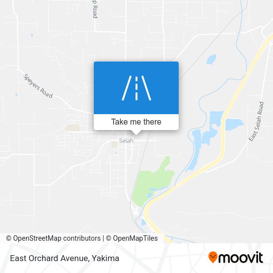 East Orchard Avenue map