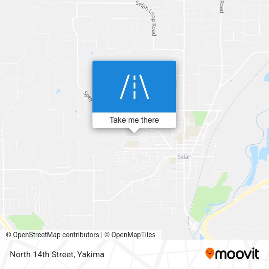 Mapa de North 14th Street