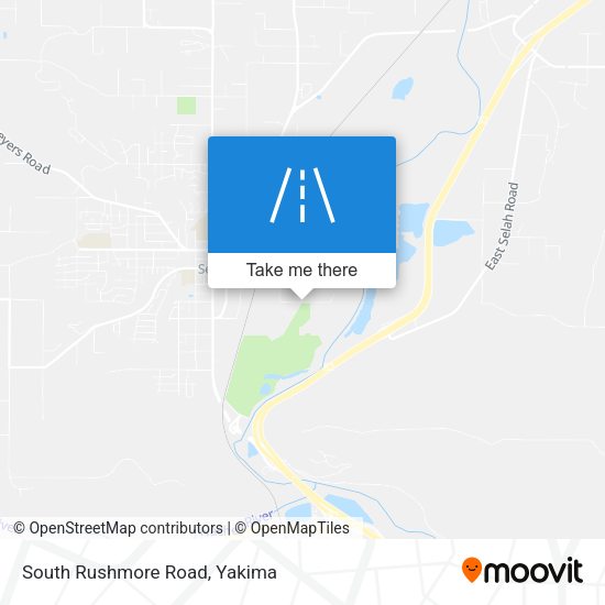 South Rushmore Road map