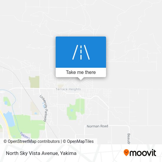 Mapa de North Sky Vista Avenue