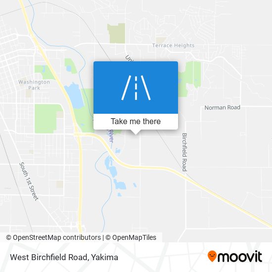 West Birchfield Road map