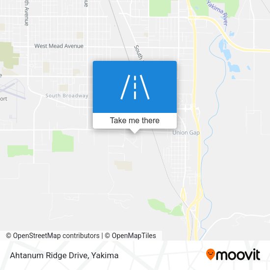 Mapa de Ahtanum Ridge Drive