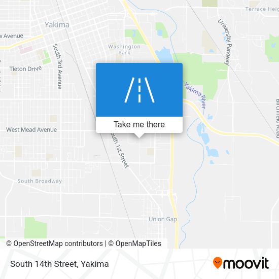Mapa de South 14th Street