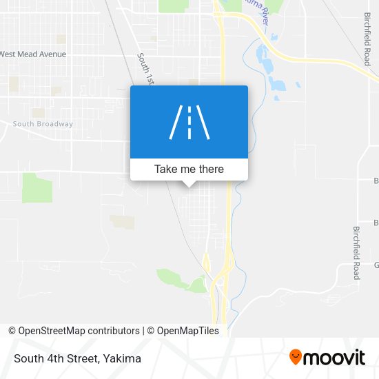 Mapa de South 4th Street