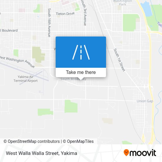 West Walla Walla Street map