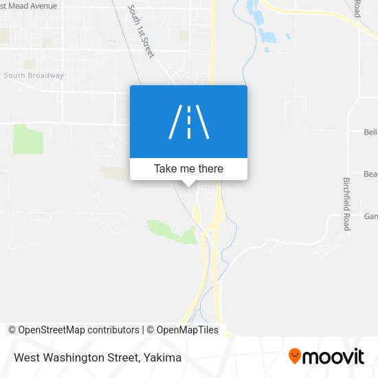 West Washington Street map