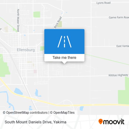 South Mount Daniels Drive map