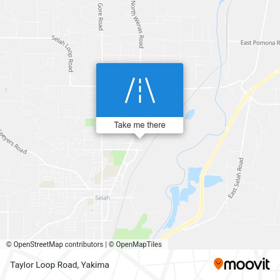 Mapa de Taylor Loop Road