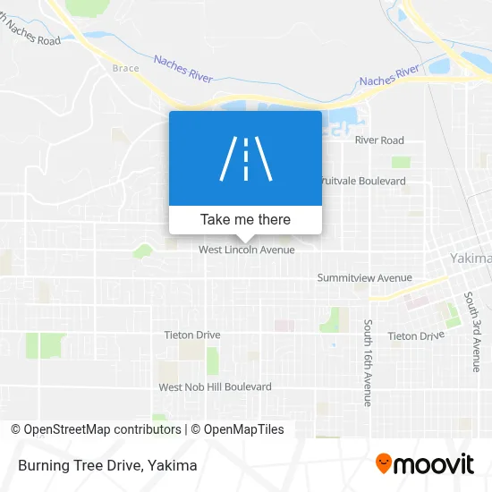 Burning Tree Drive map