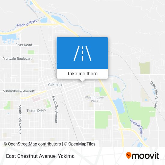 East Chestnut Avenue map