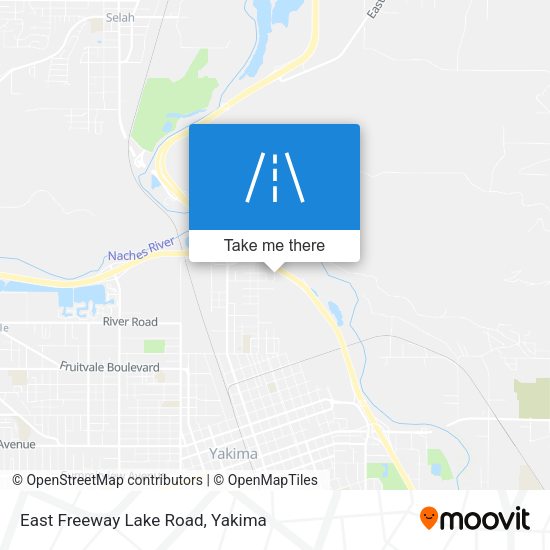 East Freeway Lake Road map