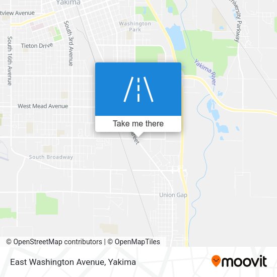 East Washington Avenue map