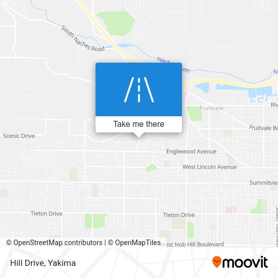 Mapa de Hill Drive