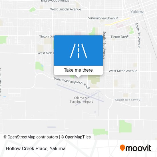 Hollow Creek Place map