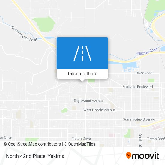 Mapa de North 42nd Place