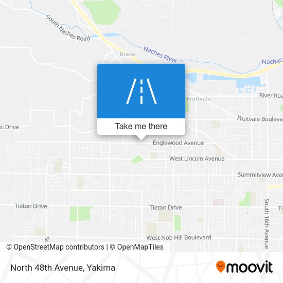 North 48th Avenue map