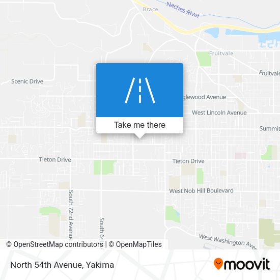 Mapa de North 54th Avenue