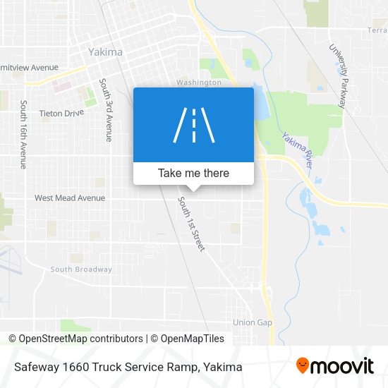 Mapa de Safeway 1660 Truck Service Ramp