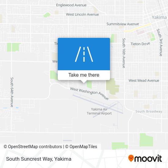 Mapa de South Suncrest Way