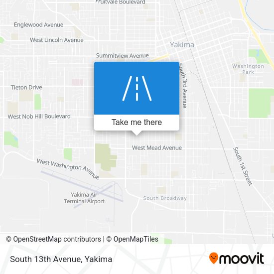 Mapa de South 13th Avenue