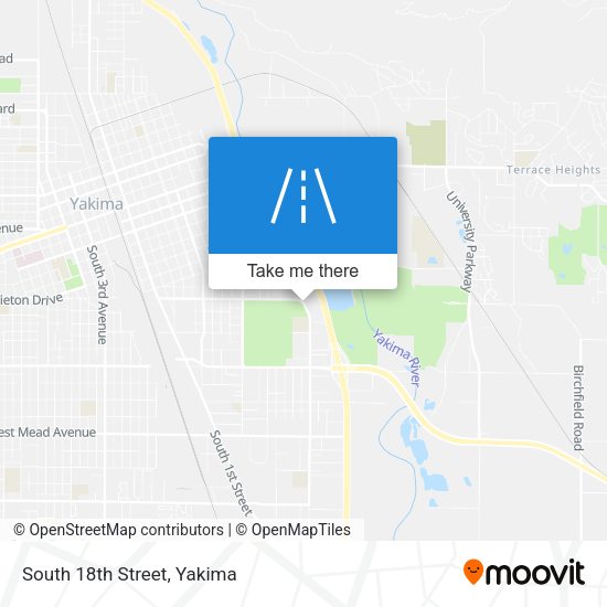 Mapa de South 18th Street