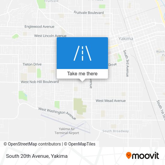 Mapa de South 20th Avenue