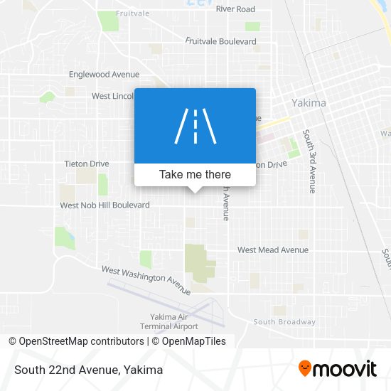 Mapa de South 22nd Avenue