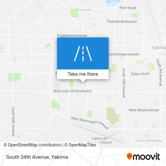 Mapa de South 34th Avenue