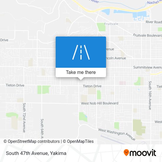 Mapa de South 47th Avenue