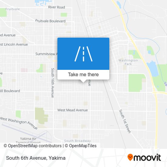 Mapa de South 6th Avenue