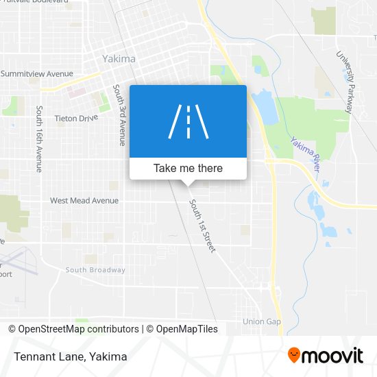 Mapa de Tennant Lane