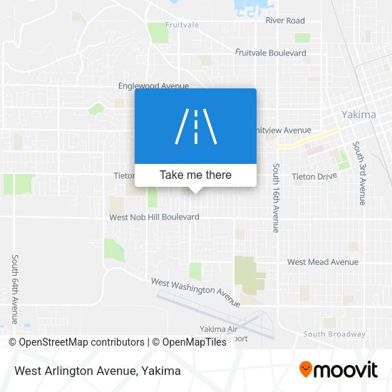 West Arlington Avenue map