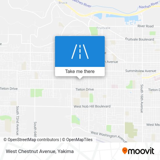 West Chestnut Avenue map
