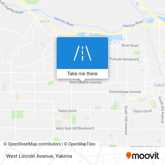 West Lincoln Avenue map