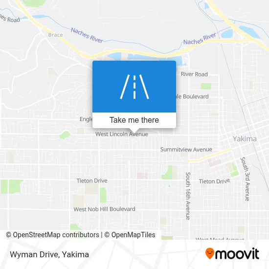 Wyman Drive map