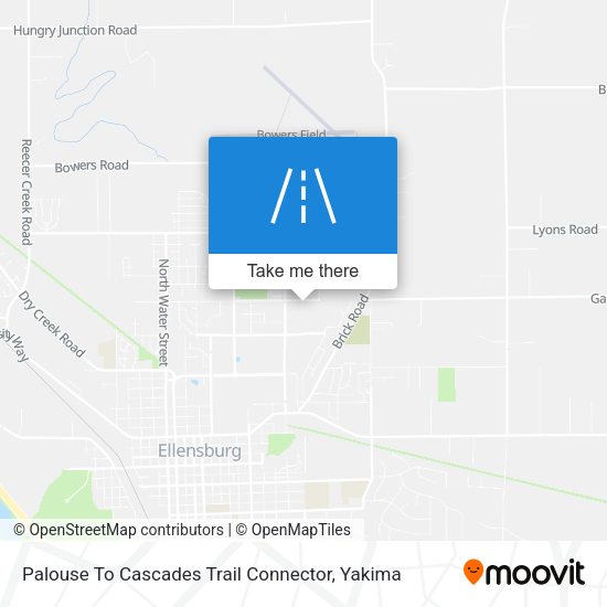 Palouse To Cascades Trail Connector map