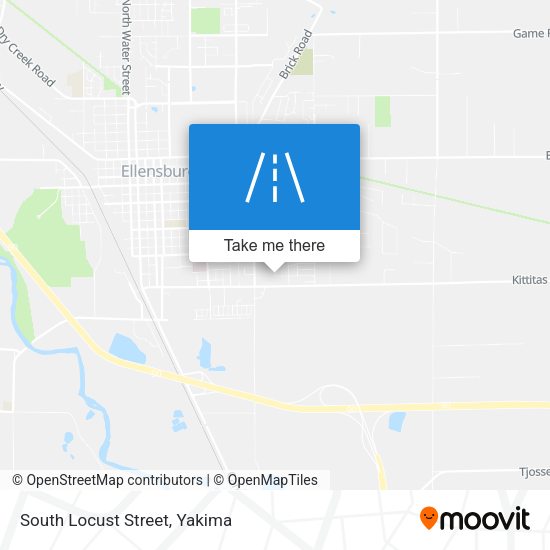 South Locust Street map