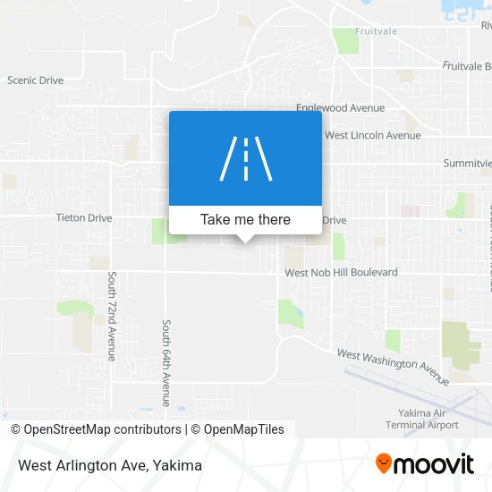 West Arlington Ave map