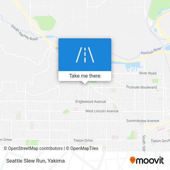 Seattle Slew Run map