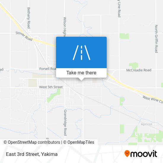 Mapa de East 3rd Street