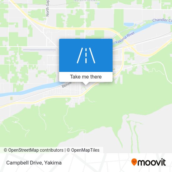 Campbell Drive map