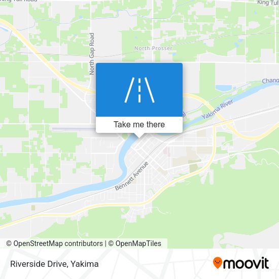 Mapa de Riverside Drive