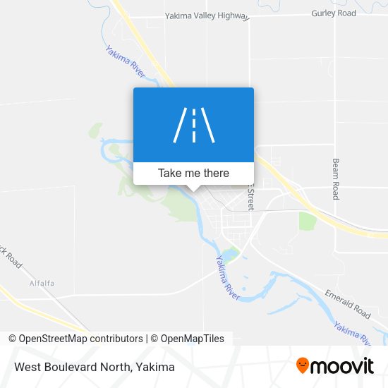 West Boulevard North map