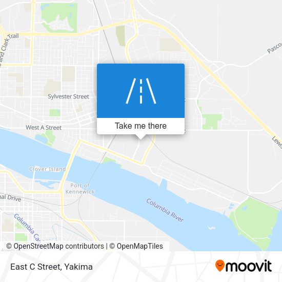 Mapa de East C Street