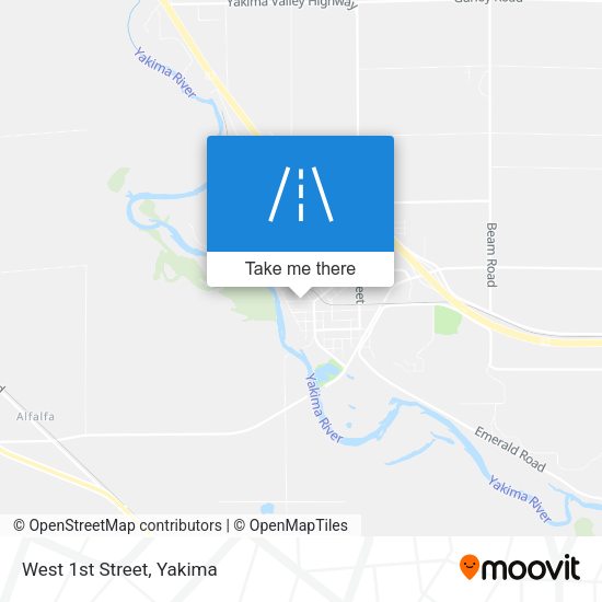 Mapa de West 1st Street