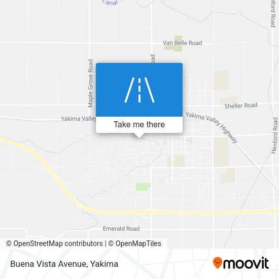 Buena Vista Avenue map