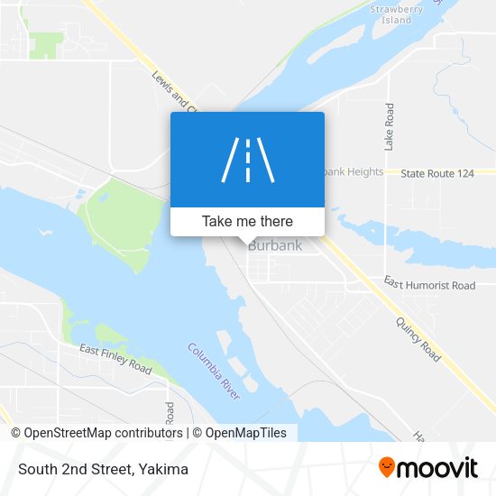 Mapa de South 2nd Street