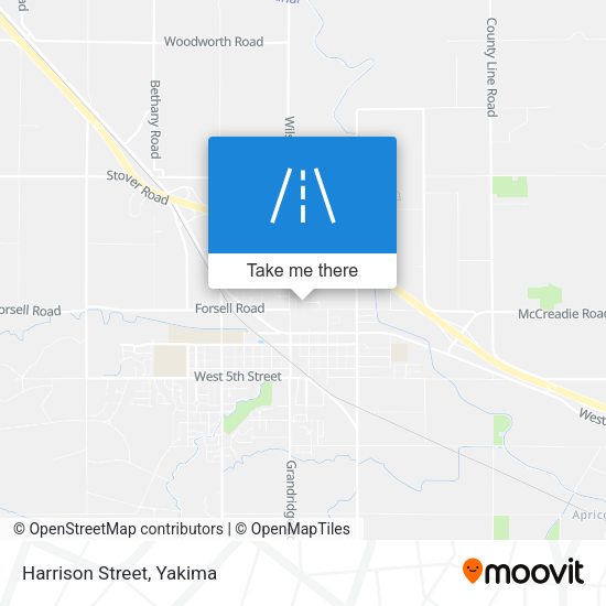 Harrison Street map